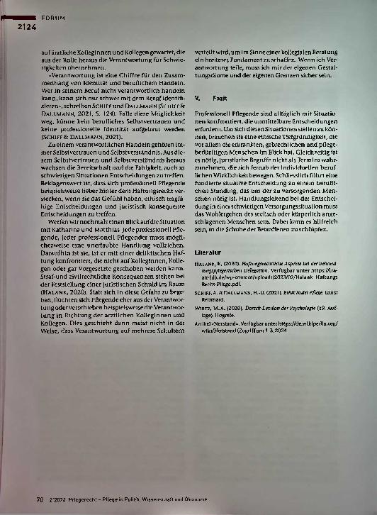 Vorschauseite 4: Verantwortung - Impuls zur Flucht oder Bereitschaft, sich zu stellen?