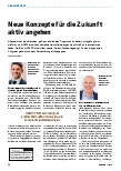 Vorschauseite 1: Neue Konzepte für die Zukunft aktiv angehen