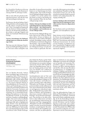 Vorschauseite 2: Plädoyer für eine Transformation der Maßregeln