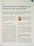 Vorschauseite 1: Familienanschluss im Pflegeheim: Ein Konzept für mehr Gemeinschaft