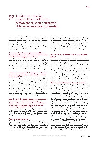 Vorschauseite 2: Aufsichtsrat: „Es darf kein Abnickgremium sein“