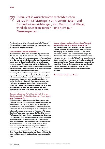 Vorschauseite 3: Aufsichtsrat: „Es darf kein Abnickgremium sein“