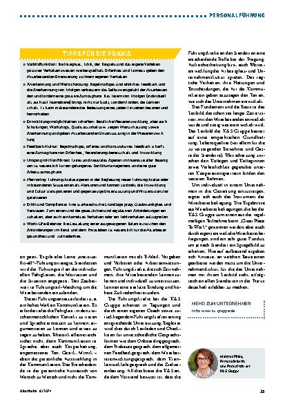Vorschauseite 2: Die Rolle der Führungskraft in Zeiten des Wandels