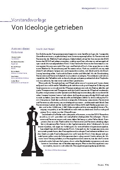 Vorschauseite 1: Von Ideologie getrieben