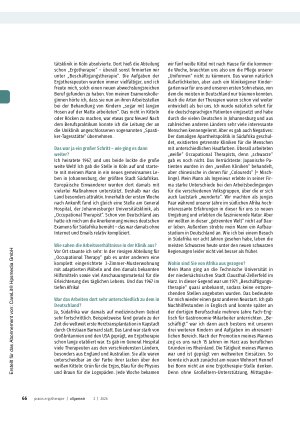 Vorschauseite 2: Die wahrscheinlich älteste aktive Ergotherapeutin –