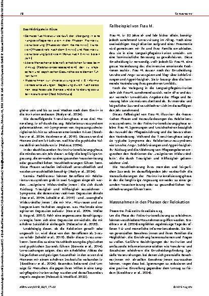 Vorschauseite 2: Umzug im Alter Relokationsstress und Pflegeunterstützung im Fokus