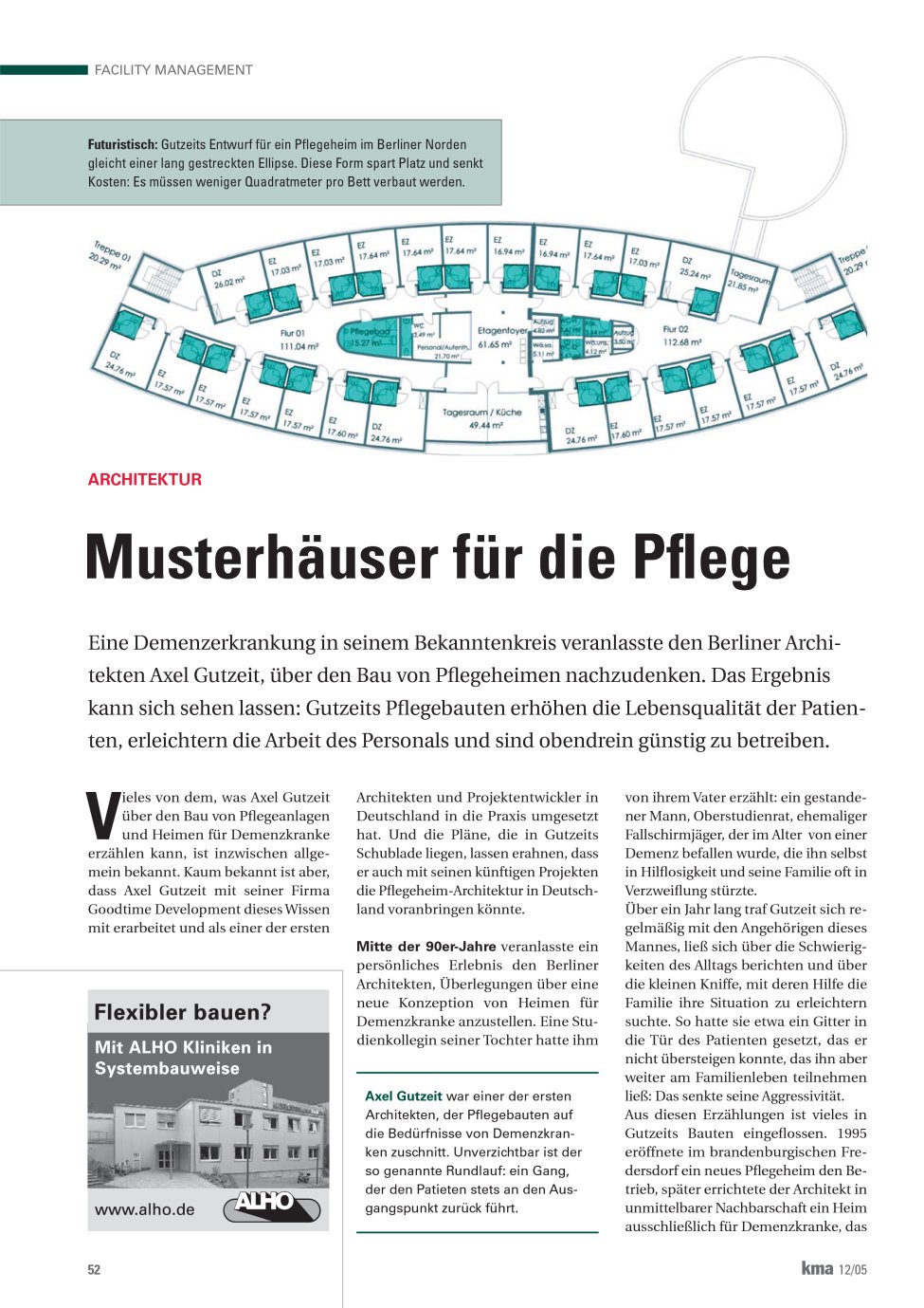 Vorschauseite 1: Musterhäuser für die Pflege