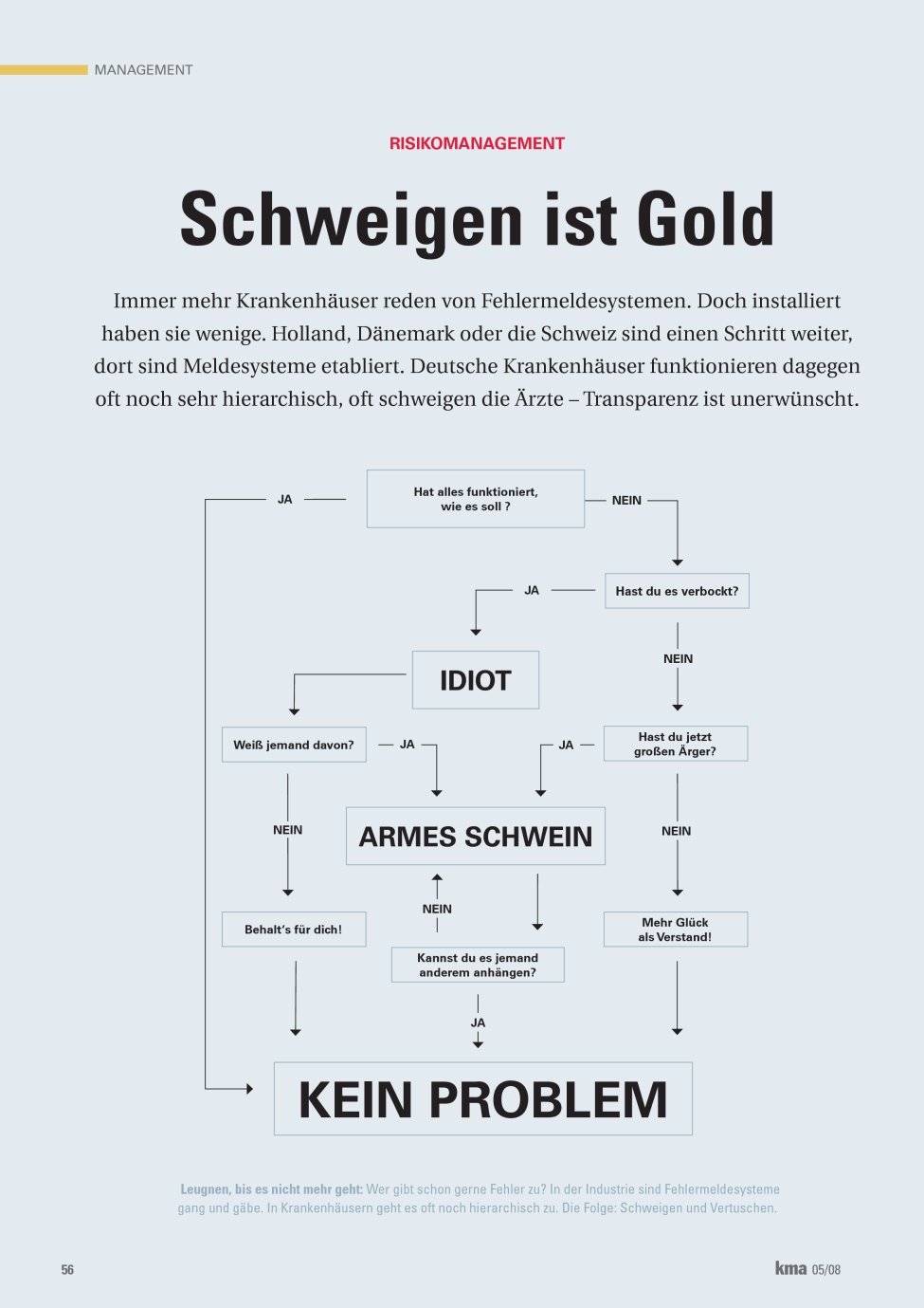 Vorschauseite 1: Schweigen ist Gold