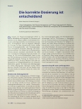 Vorschauseite 1: Die korrekte Dosierung ist entscheidend.