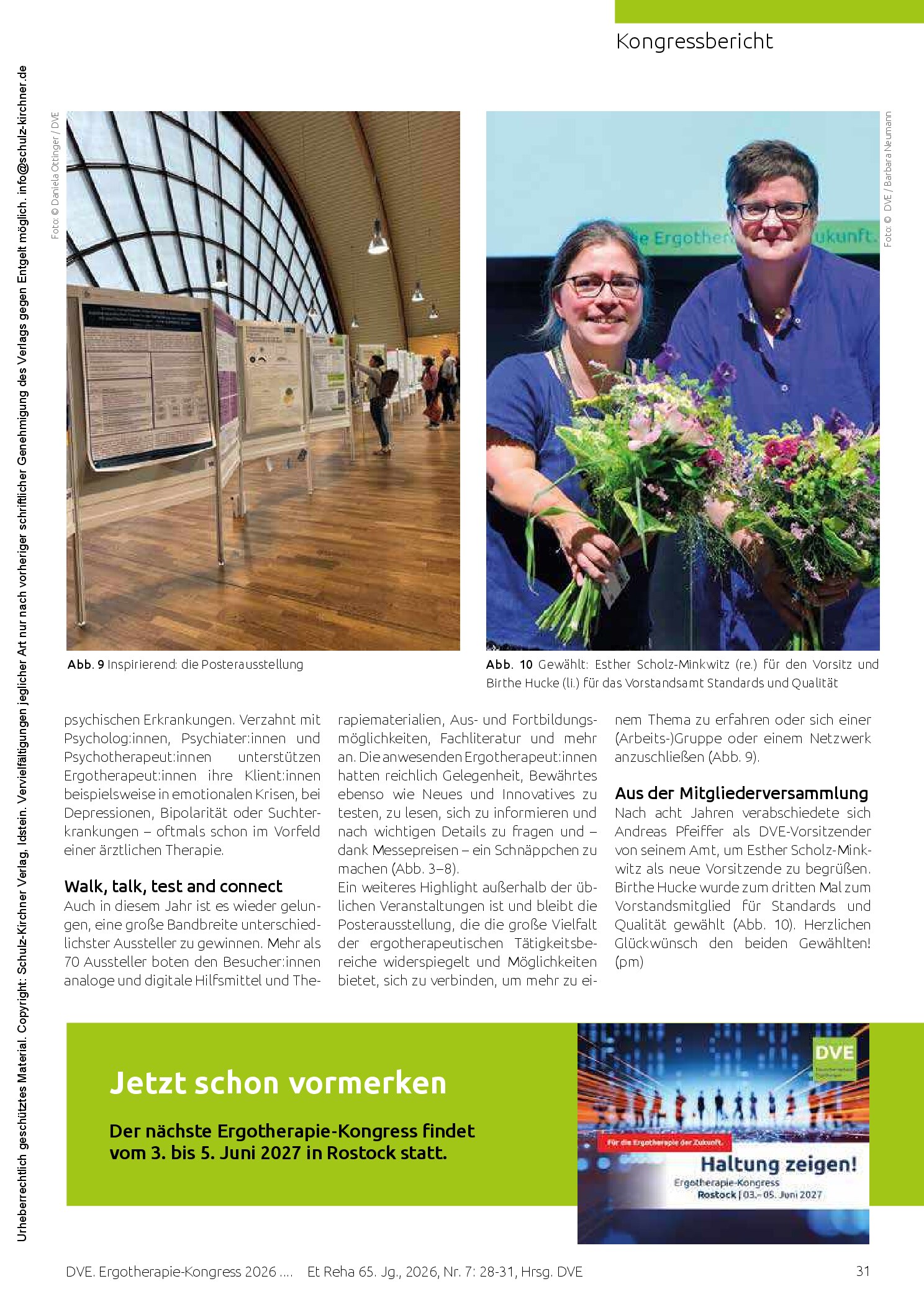 Vorschauseite 4: Betätigung als Gamechanger – Ergotherapie-Kongress 2026