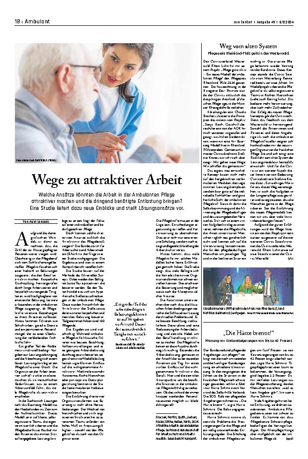 Vorschauseite 1: Wege zu attraktiver Arbeit