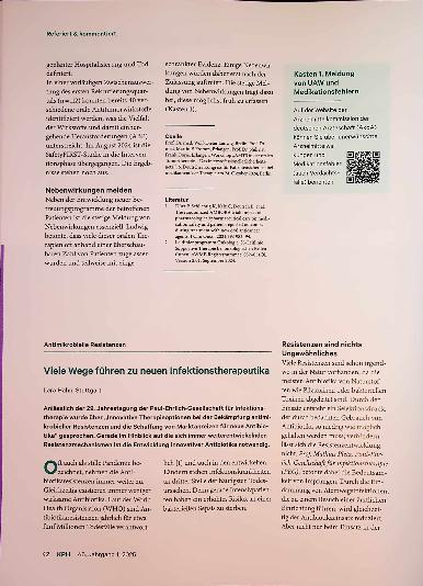 Vorschauseite 2: Kongresse, Symposien, Konferenzen Mehr AMTS in der oralen Tumortherapie