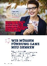Vorschauseite 1: Wir müssen Führung ganz neu denken.