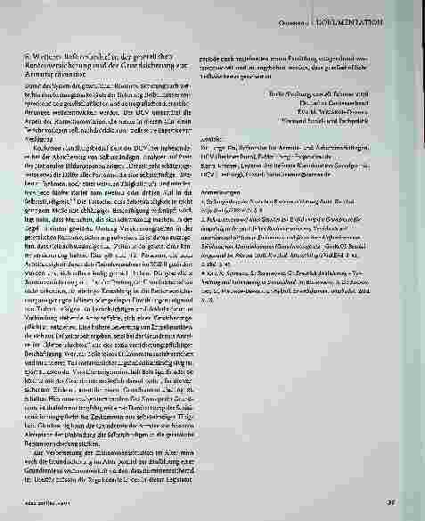 Vorschauseite 5: Stellungnahme zum Entwurf des Grundrentengesetzes