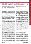 Vorschauseite 1: Die Pflegeschule im Wohnzimmer: Auszubildendenstimmen zum theoretischen Unterricht im ersten „Corona-Lockdown“