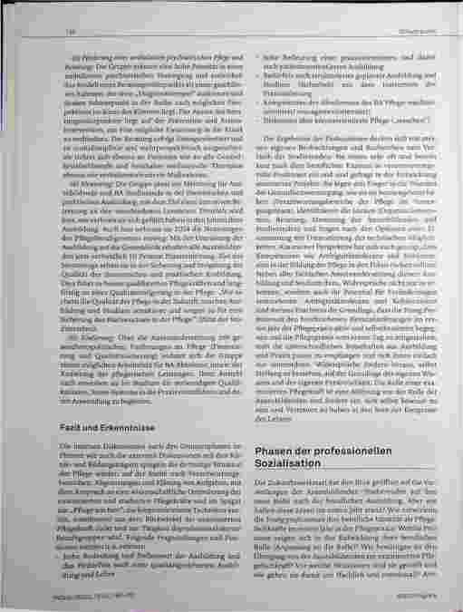 Vorschauseite 4: Vom Honeymoon in die Realität: Der Übergang der Young Professionals in die berufliche Pflegepraxis