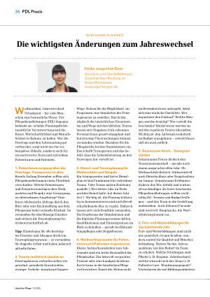 Vorschauseite 1: Die wichtigsten Änderungen zum Jahreswechsel