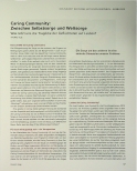 Vorschauseite 1: Caring Community: Zwischen Selbstsorge und Weltsorge