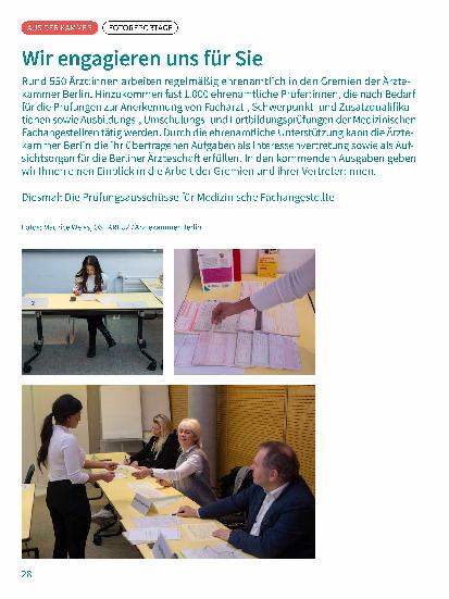Vorschauseite 1: Wir engagieren uns für Sie.