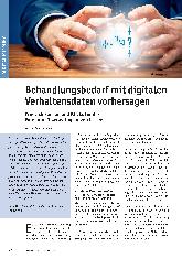 Vorschauseite 1: Behandlungsbedarf mit digitalen Verhaltensdaten vorhersagen
