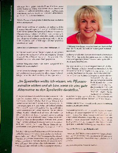 Vorschauseite 2: Bleib kein Stillstand! Für ein „holistisches“ Konzept in Sachen Komplementärmedizin