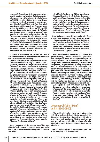Vorschauseite 5: Ratgeber zur Häuslichen Krankenpflege und ihre Autorenschaft. Zum Titelbild dieser Ausgabe.