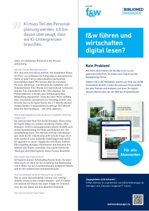 Vorschauseite 6: Vordenker-Interview „Wir setzen auf eine attraktive Angebotsstruktur“