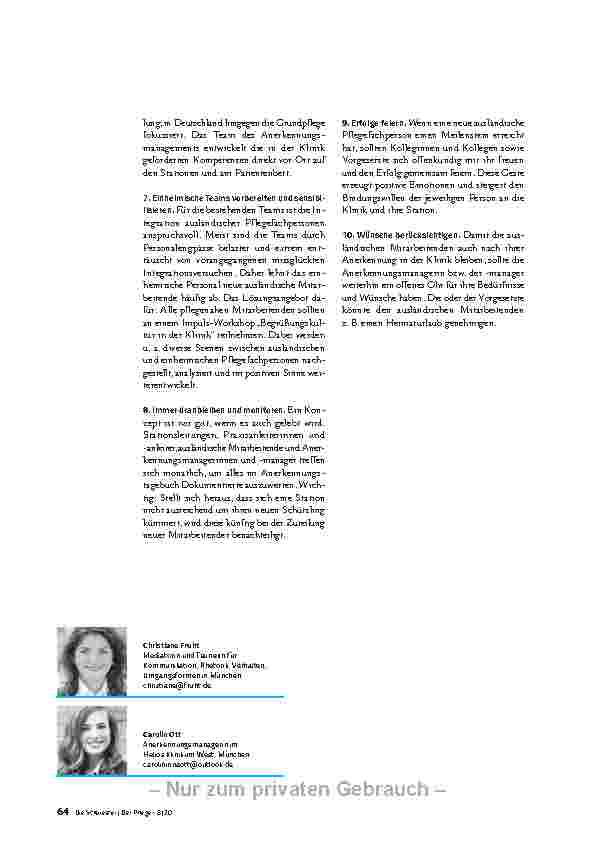 Vorschauseite 3: INTENSIV KÜMMERN.