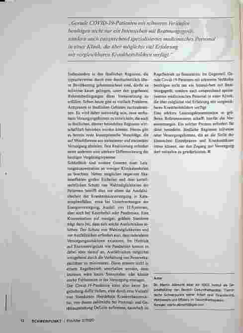 Vorschauseite 4: Strukturveränderungen in der Krankenhausversorgung - Erfordernisse und Perspektiven