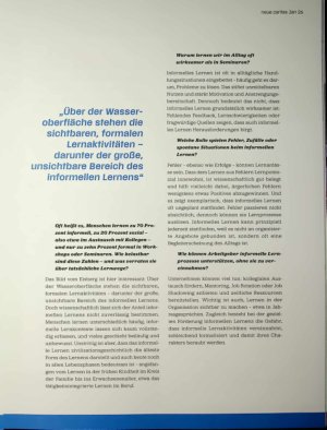 Vorschauseite 2: "Informelles Lernen ist die älteste Form des Lernens“