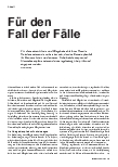 Vorschauseite 1: Für den Fall der Fälle