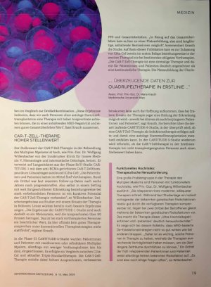 Vorschauseite 2: Multiples Myelom Eindrucksvolle Therapie-Fortschritte