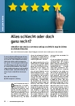 Vorschauseite 1: Alles schlecht oder doch ganz recht?