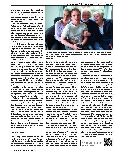 Vorschauseite 2: Was wird aus Willi, wenn wir nicht mehr da sind?
