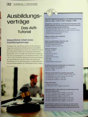 Vorschauseite 1: Ausbildungsverträge Das AVR-Tutorial