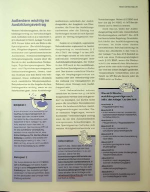 Vorschauseite 2: Ausbildungsverträge Das AVR-Tutorial
