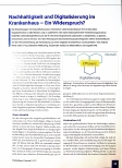 Vorschauseite 1: Nachhaltigkeit und Digitalisierung im Krankenhaus - Ein Widerspruch?