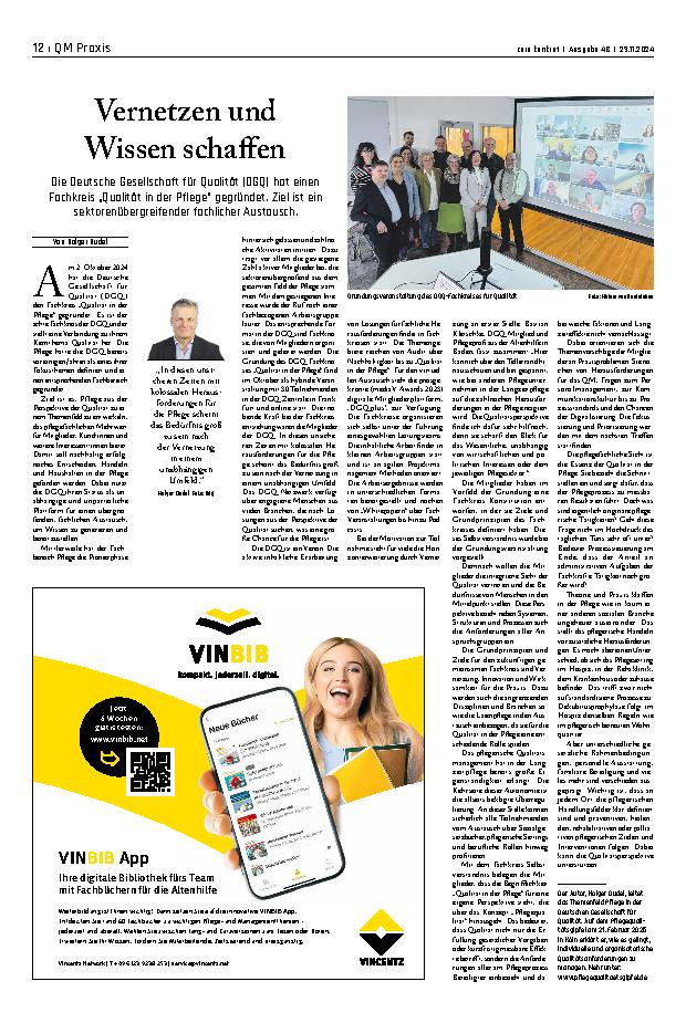 Vorschauseite 1: Vernetzen und Wissen schaffen
