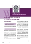 Vorschauseite 1: Wie komplementär darf Supportivtherapie sein?
