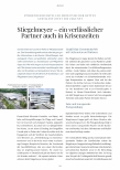 Vorschauseite 1: Stiegelmeyer - ein verlässlicher Partner auch in Krisenzeiten