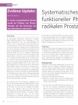 Vorschauseite 1: Systematisches Review von funktioneller Physiotherapie nach einer radikalen Prostatektomie