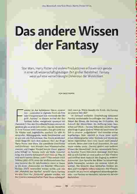 Vorschauseite 2: Das andere Wissen der Fantasy