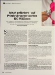 Vorschauseite 1: Frisch gefördert - auf Primärversorger warten 100 Millionen