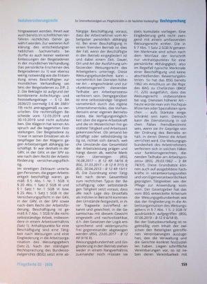 Vorschauseite 4: Zur Scheinselbstständigkeit von Pflegefachkräften in der häuslichen Krankenpflege nach dem SGB V