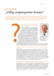 Vorschauseite 1: "Völlig ungeeigneter Ansatz"