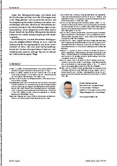 Vorschauseite 5: WEITERBILDUNG Status quo – Bedarfe – Perspektiven