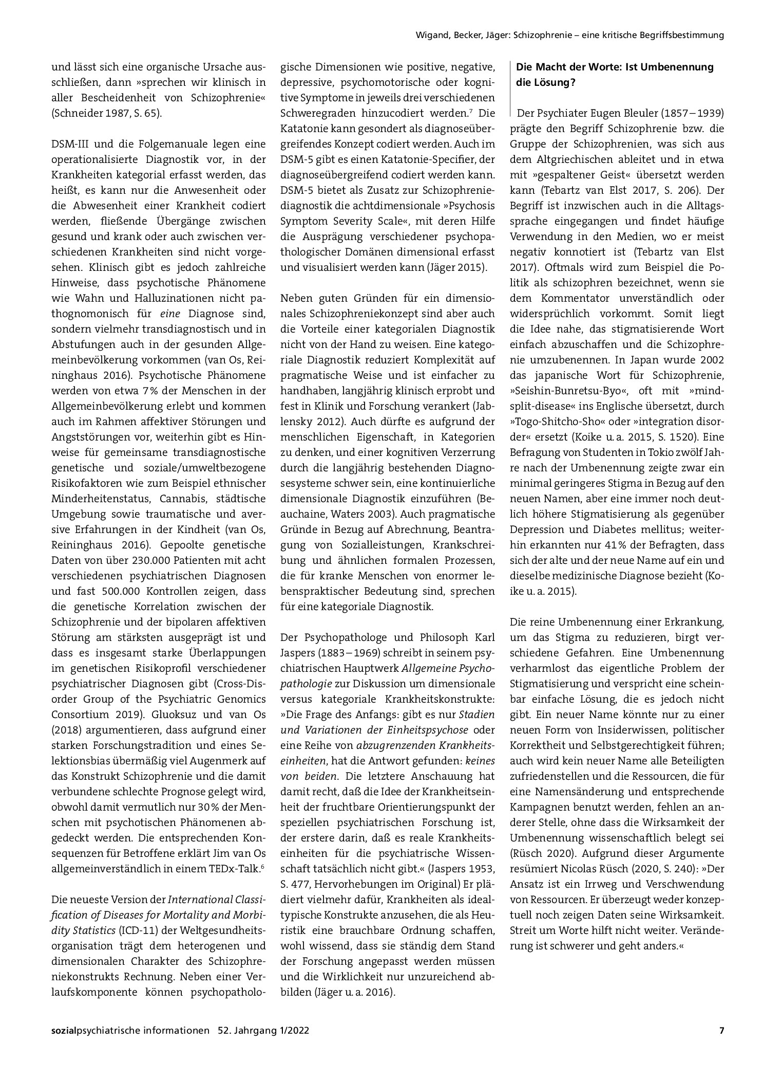 Vorschauseite 2: Schizophrenie – eine kritische Begriffsbestimmung