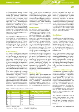 Vorschauseite 4: Die Perspektive generalistischer Pflegefachpersonen auf ihren Berufseinstieg in der stationären Langzeitp ege: Eine qualitative Erhebung.