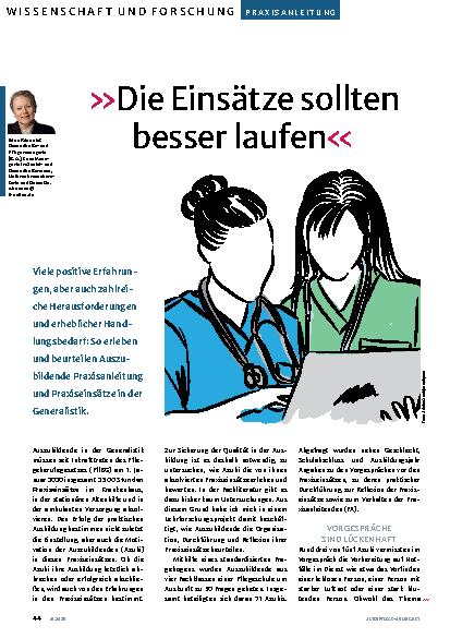 Vorschauseite 1: "Die Einsätze sollten besser laufen."