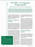 Vorschauseite 1: Die Galle - ein vergessener Verdauungssaft?